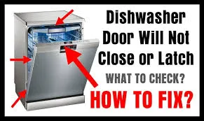 Dishwasher Door Won't Close